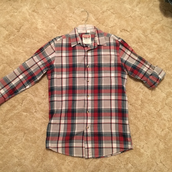 Wrangler Plaid Button Down Size S - Picture 1 of 3